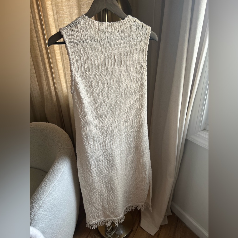 Anthropologie Callahan Island Knit Maxi Sleeveless Dress | Medium Petite - Picture 6 of 9
